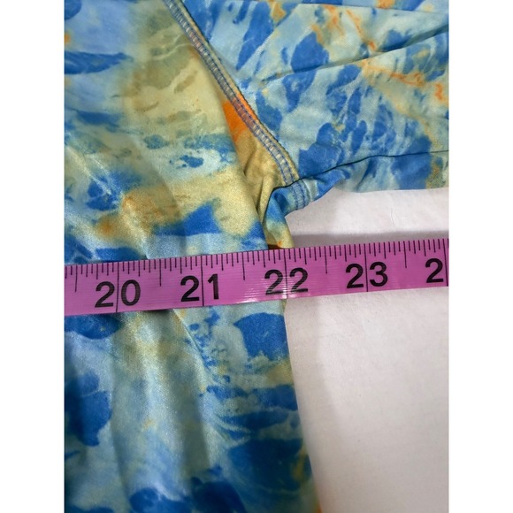 Reel Legends Reel-Tec Performance Shirt Men's Large Blue Orange Camo Long Sleeve - Picture 5 of 5